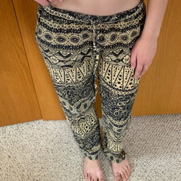 Urban Outfitters Staring at Stars High Rise Bohemian Palazzo Pants Size Med - Picture 1 of 14